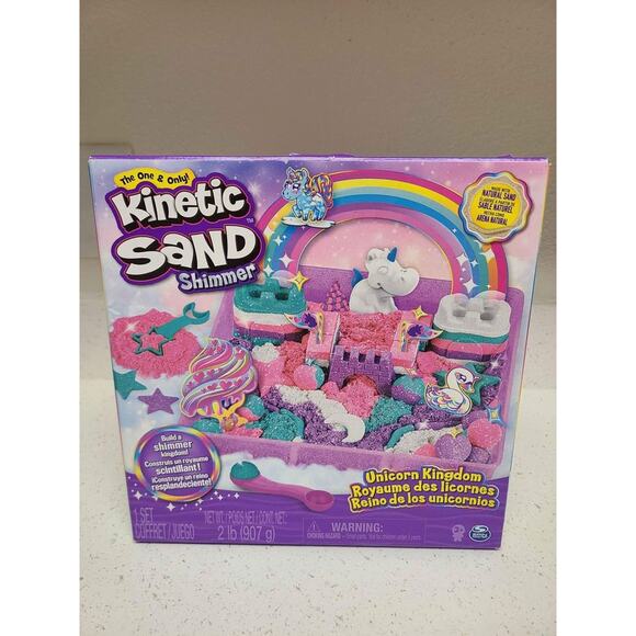 2 Kinetic Sand Playsets Unicorn Shimmer Ice Cream - Picture 3 of 3